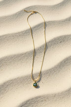 Youora Boho Evil Eye Charm Layered Necklace Set