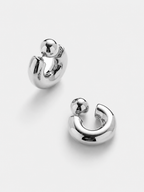 Celeste Dome Hoop Earrings