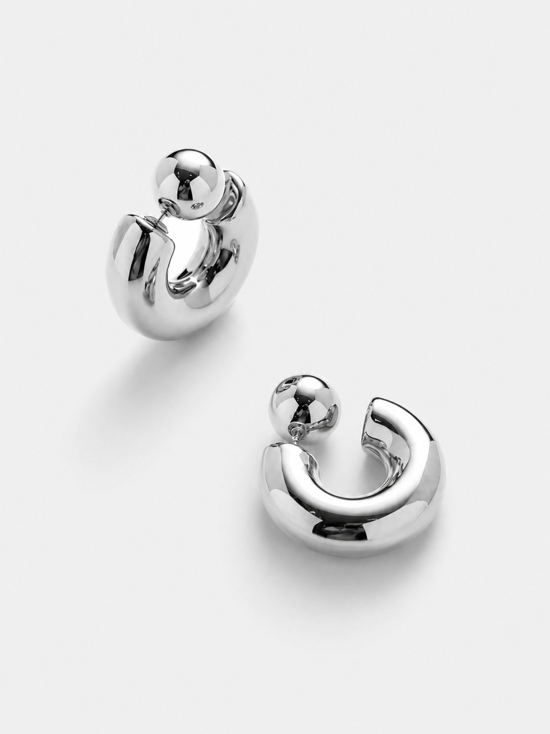 Celeste Dome Hoop Earrings