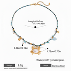 Seaside Charm Layered Choker Necklace
