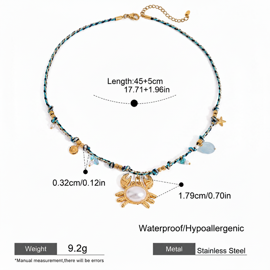 Seaside Charm Layered Choker Necklace