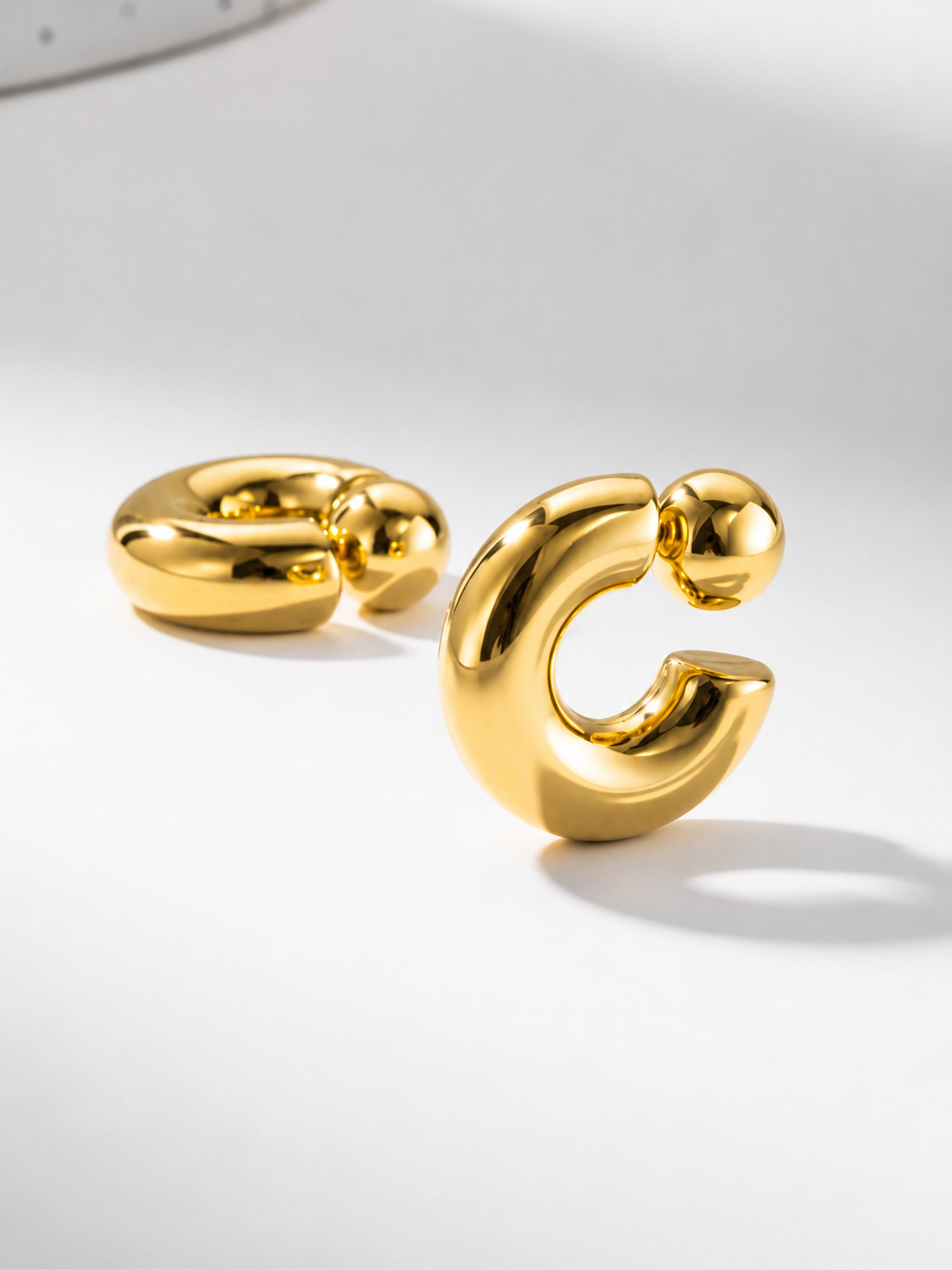 Celeste Dome Hoop Earrings