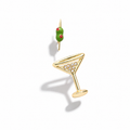 Martini Moments Mismatch Stud Earrings – Martini Glass & Olive Skewer