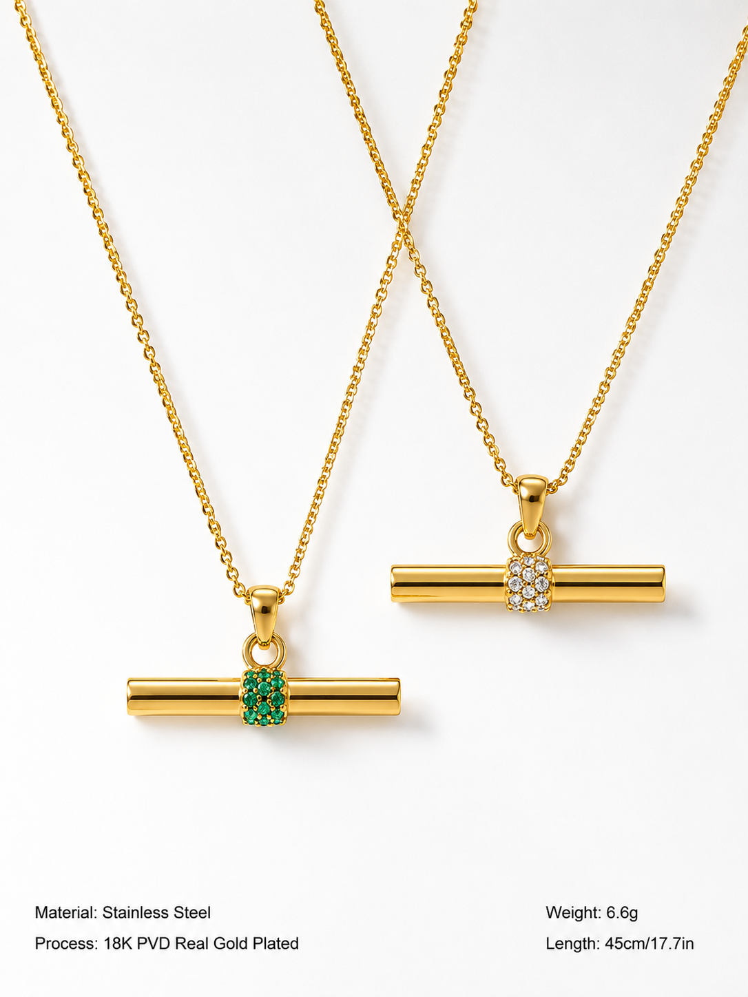 Luna Bar Pendant Necklace