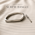 Timeless Screw Bangle Bracelet