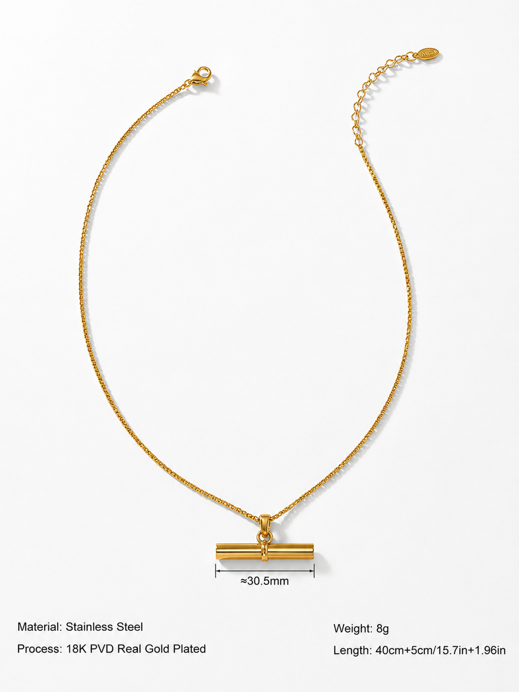 Luna Bar Pendant Necklace