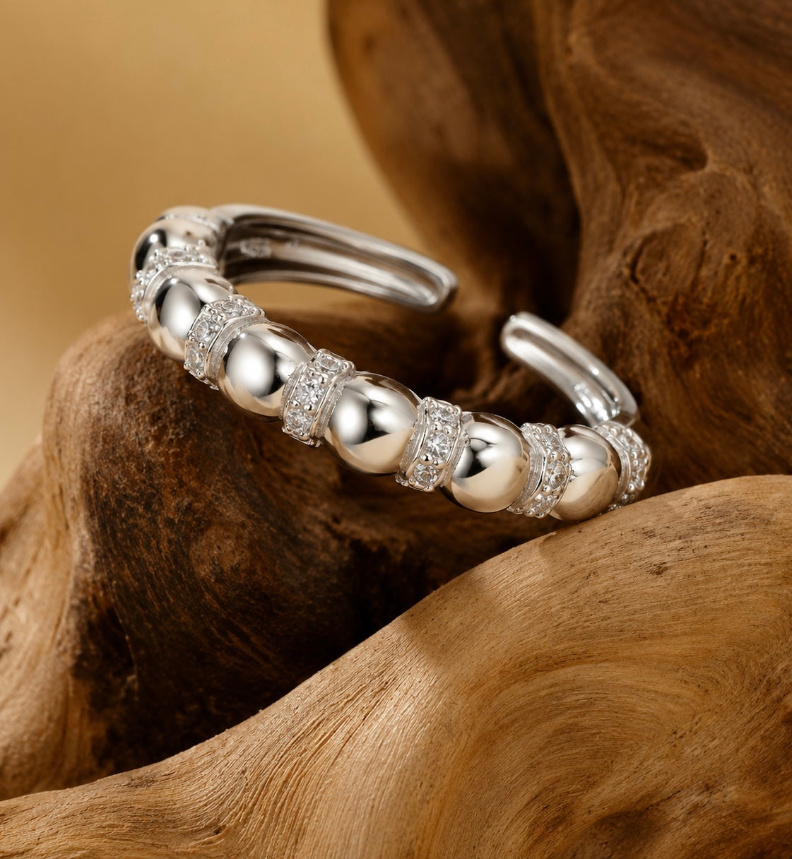Beaded Sparkle Ring