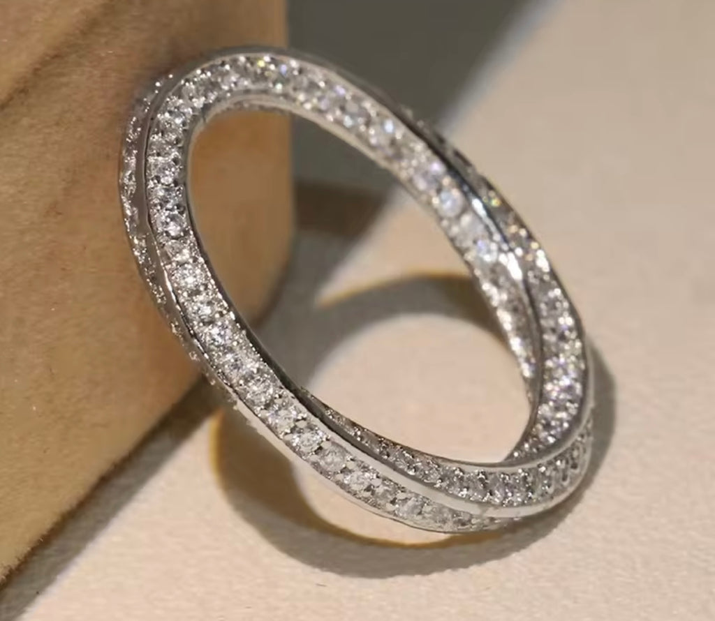 Eternal Spark Pavé Band Ring