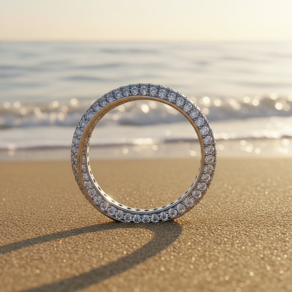 Eternal Spark Pavé Band Ring