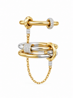 Celeste Dual Tone Chain Ring