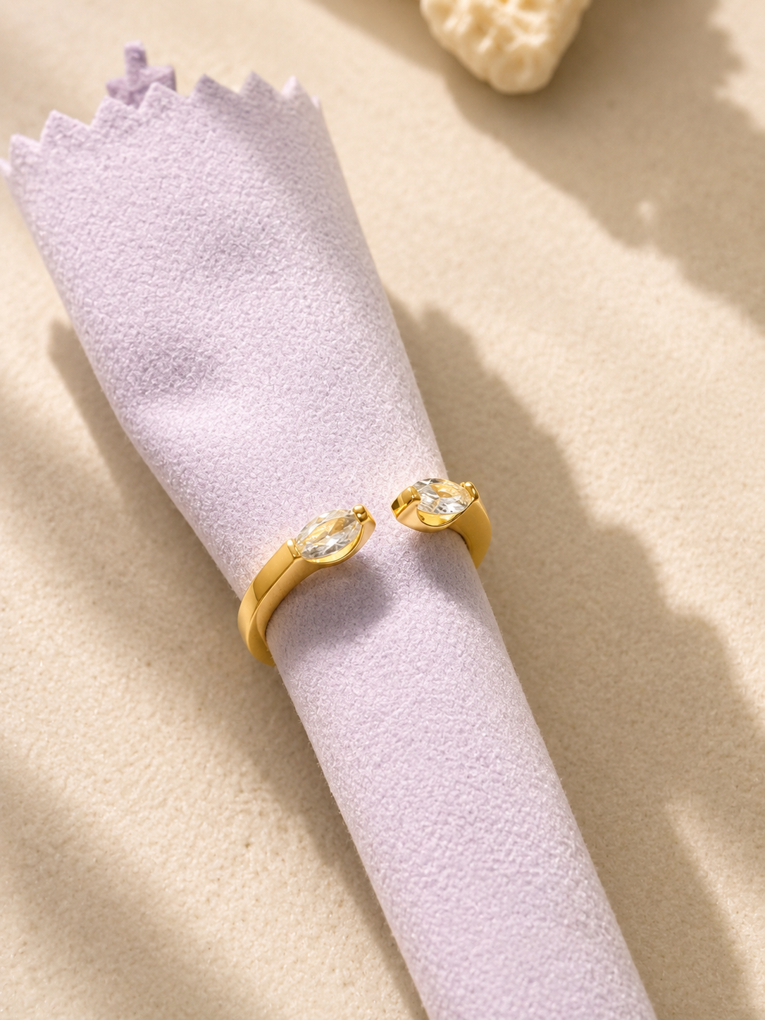Marquise Open Adjustable Ring