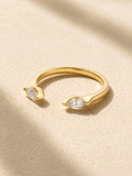 Marquise Open Adjustable Ring