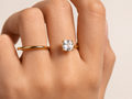 Luna Solitaire Ring