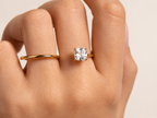 Luna Solitaire Ring