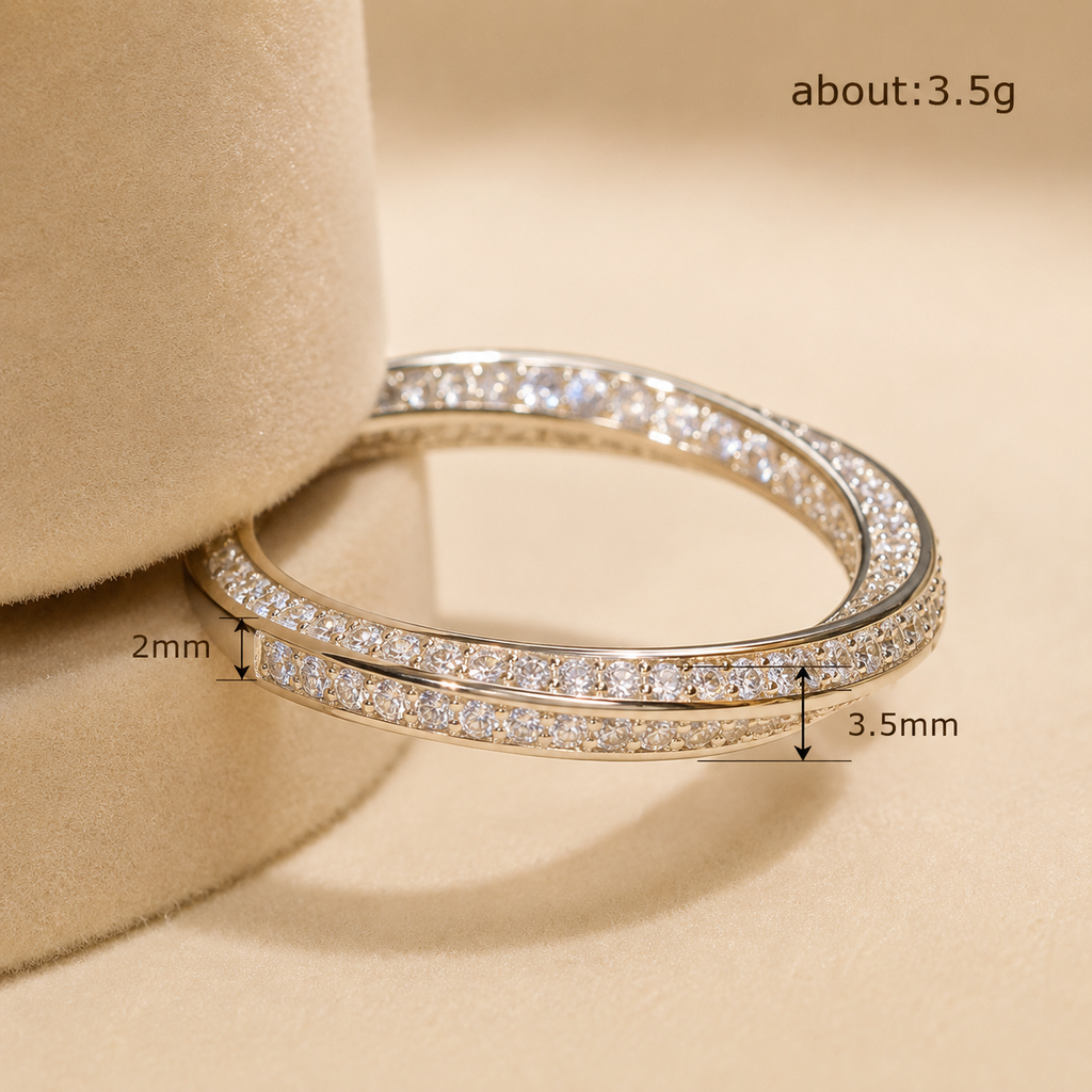 Eternal Spark Pavé Band Ring