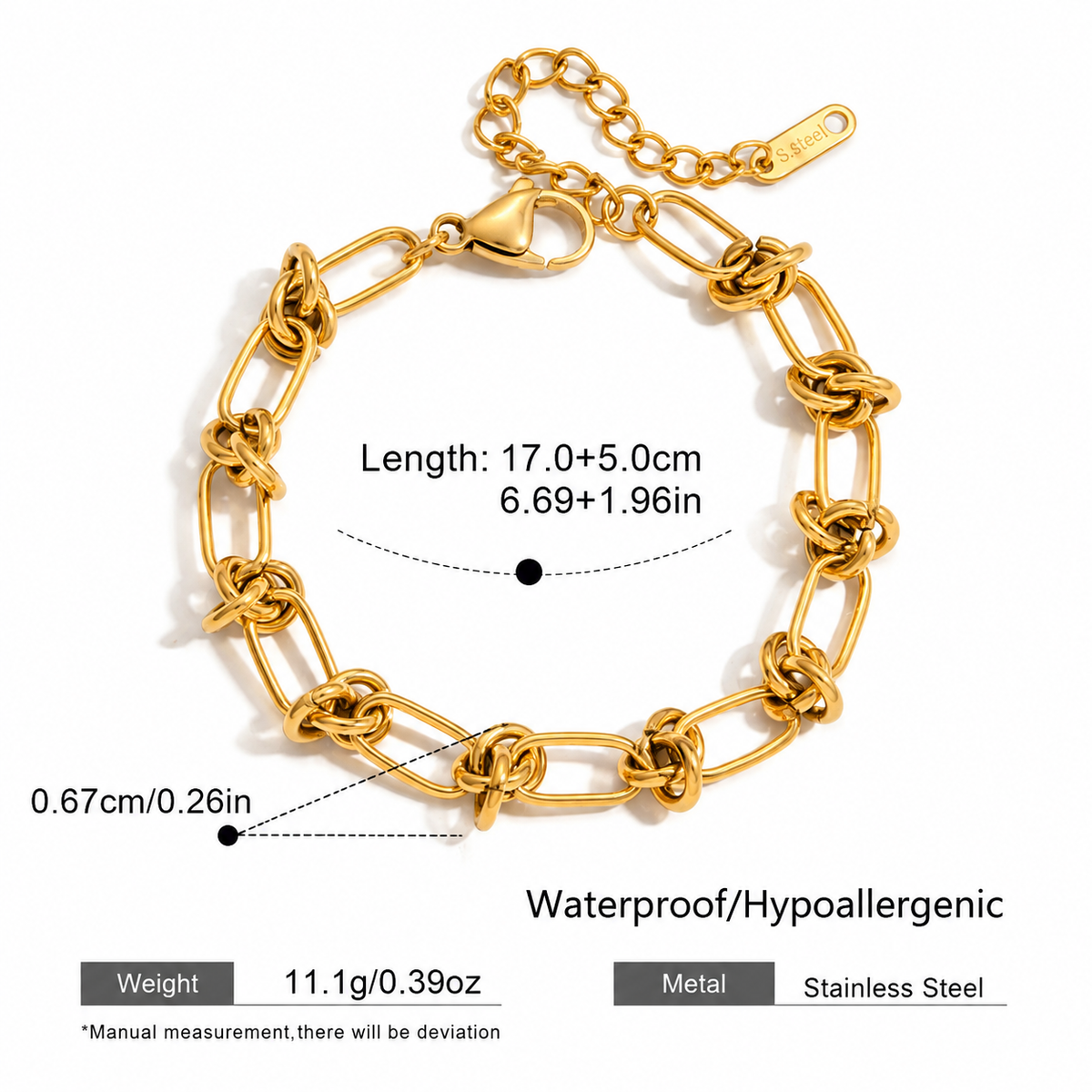 Bold Classic Chain Bracelet