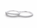 Eterna Double Loop Pavé Ring