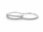Eterna Double Loop Pavé Ring
