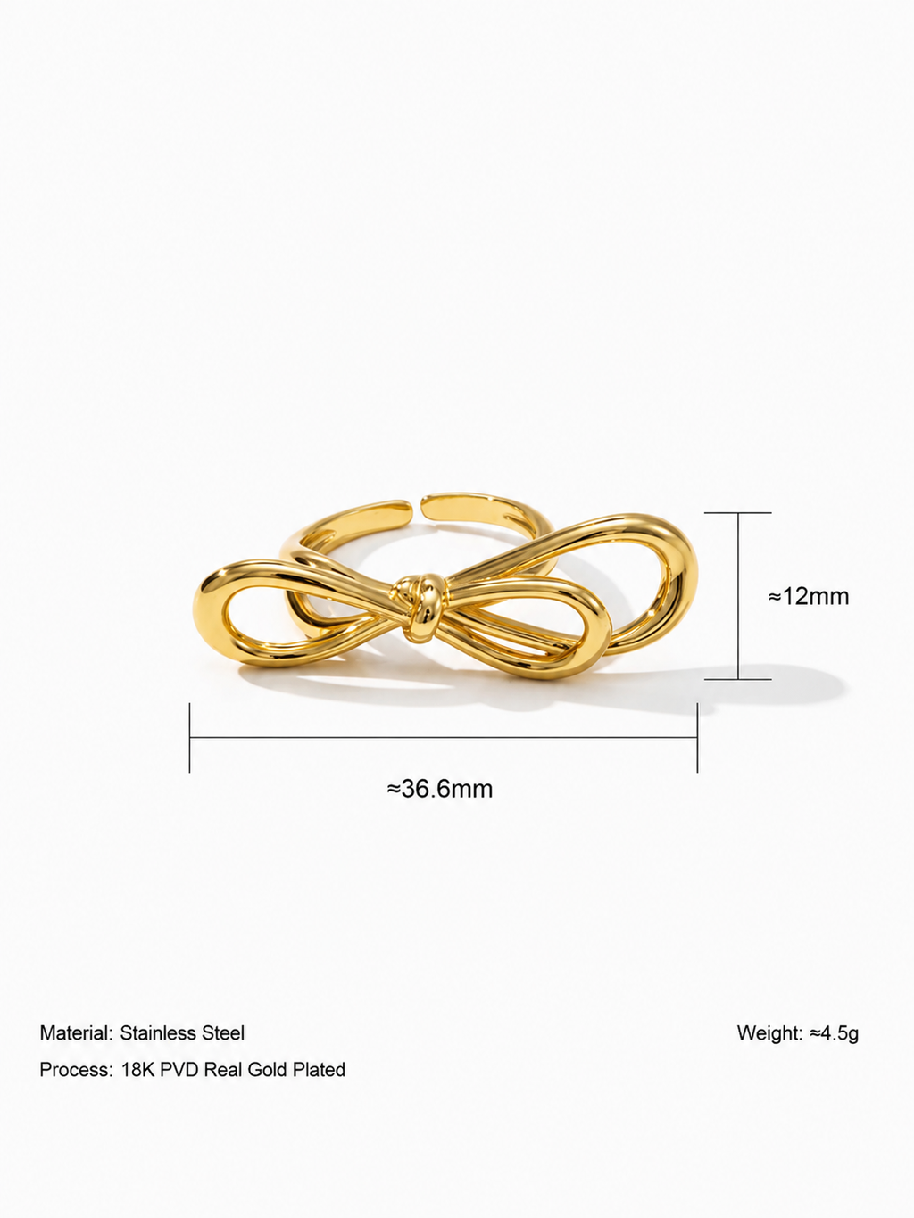 Eternal Bow Statement Ring
