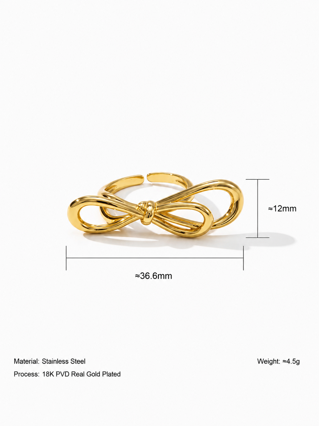 Eternal Bow Statement Ring