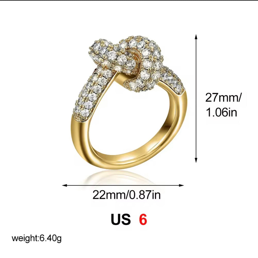 Celeste knot Ring