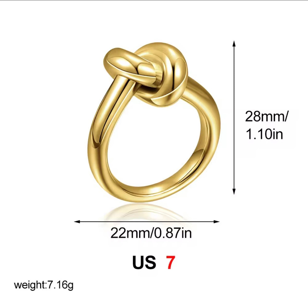 Celeste knot Ring
