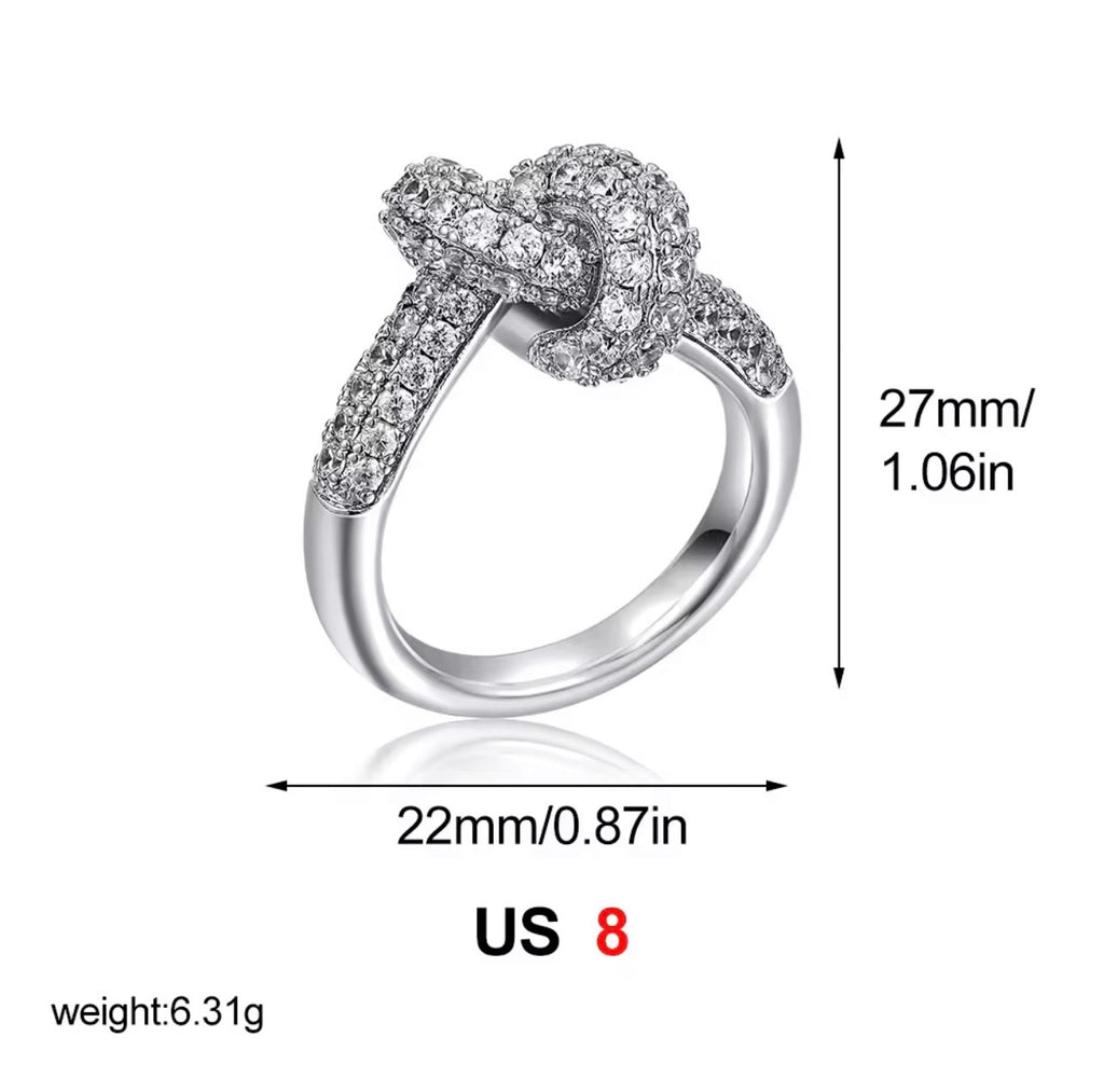 Celeste knot Ring