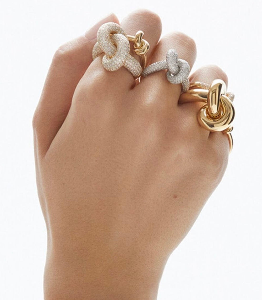 Celeste knot Ring