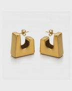 Nova Chunky Geometric Stud Earrings